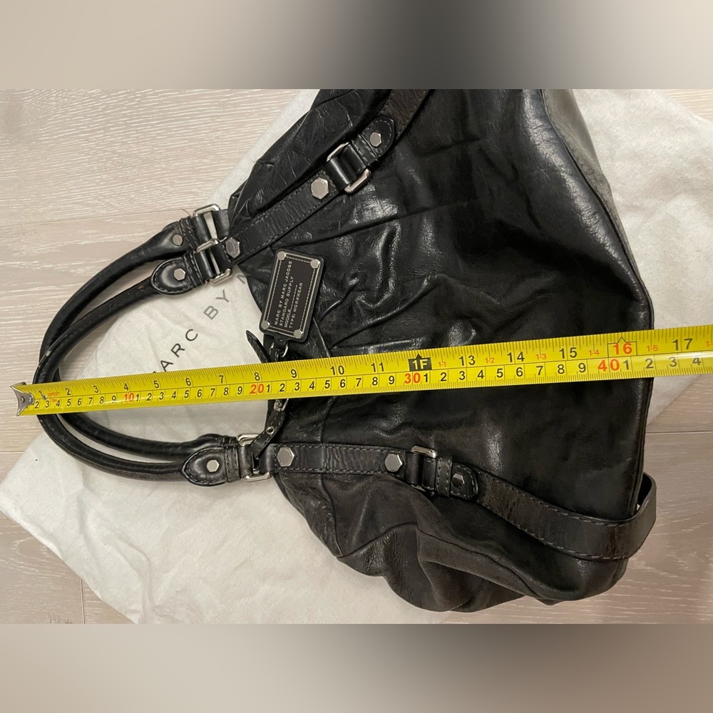 Marc by Marc Jacobs black leather satchel vintage - Picture 6 of 8